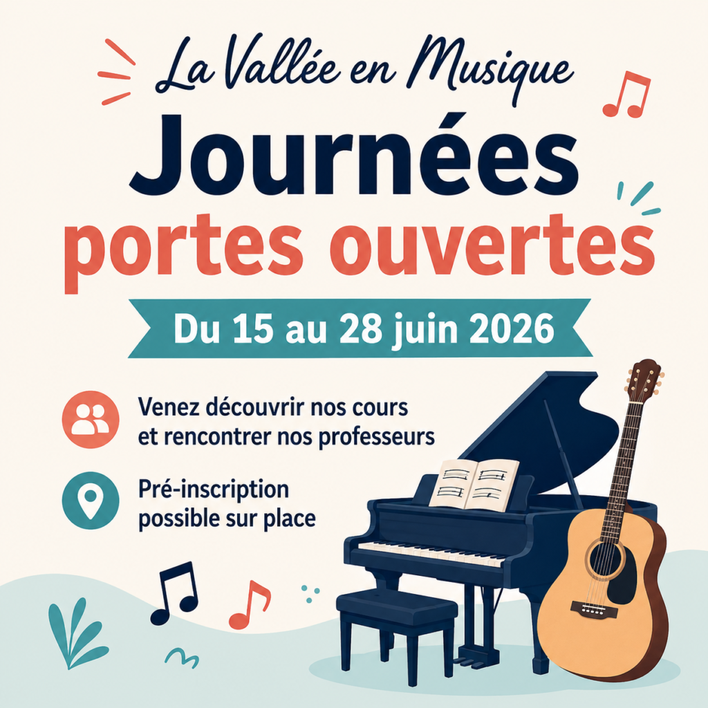 🎶 La Vallee en Musique vous ouvre ses portes !